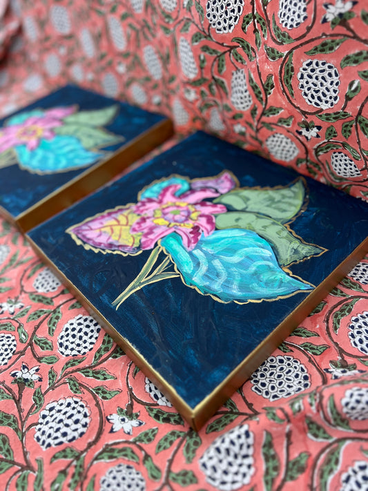 Tobacco Leaf I (12x12 canvas)