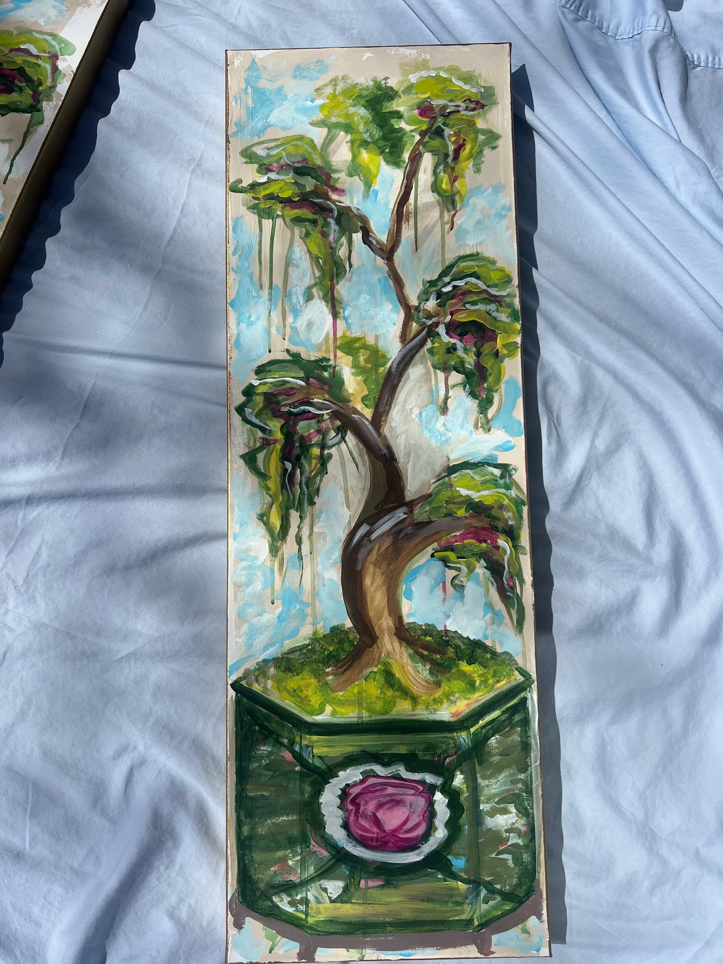 Flooding Memory I (12x36 canvas)