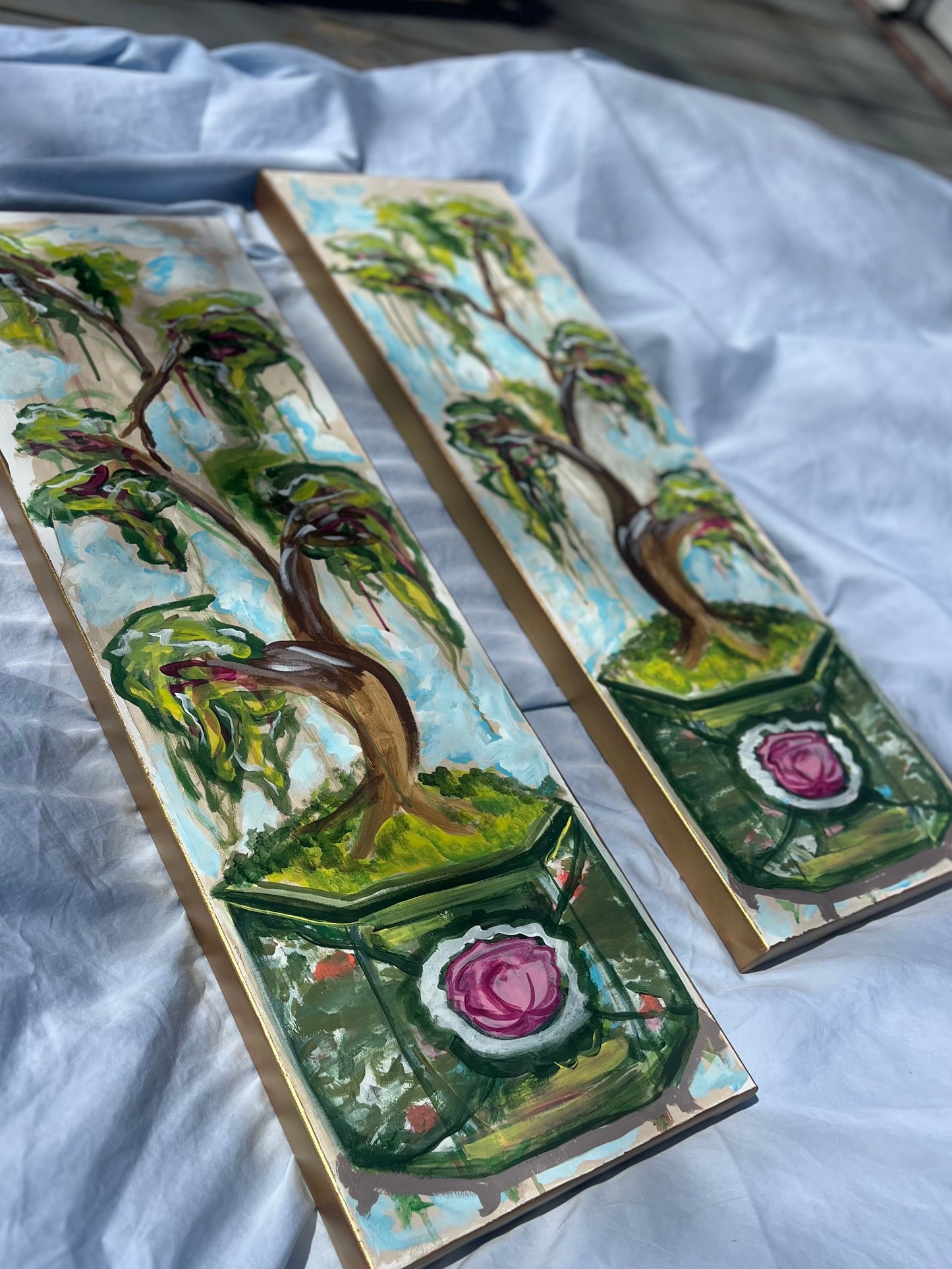 Flooding Memory I (12x36 canvas)