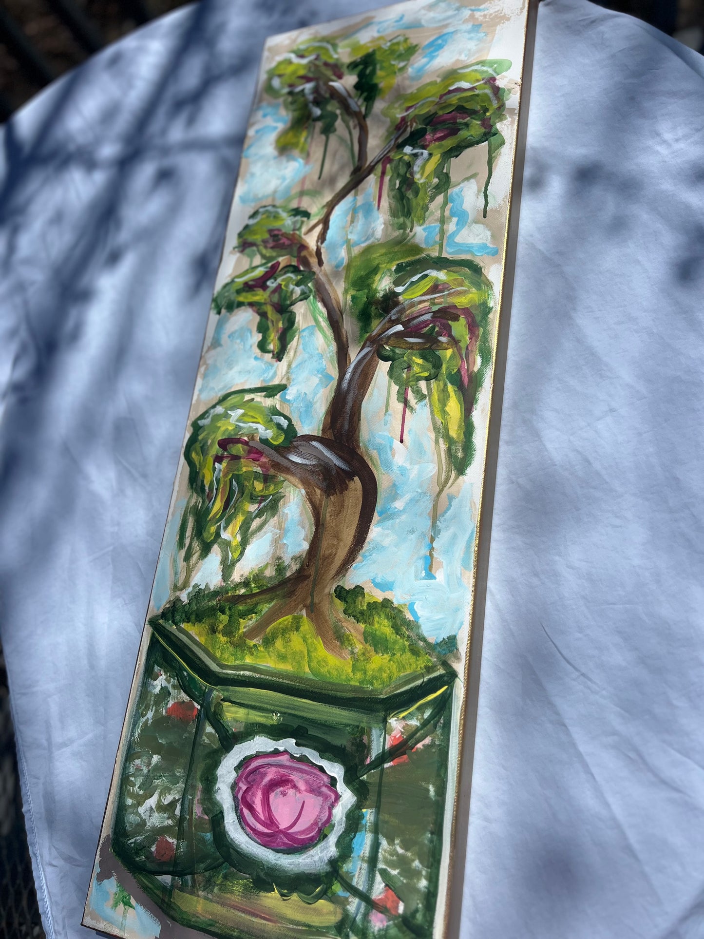 Flooding Memory II (12x36 canvas)